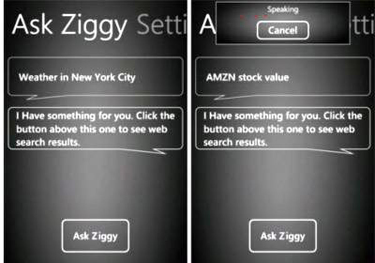 Windows Phone İçin Siri: Ziggy!