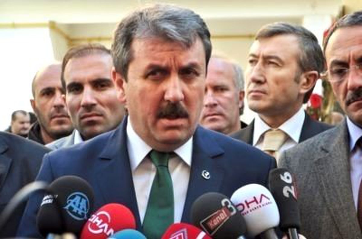 BBP Genel Başkanı Destici, Suriye Büyükelçilik Müsteşarı Mounzer\'i Kabul Etti