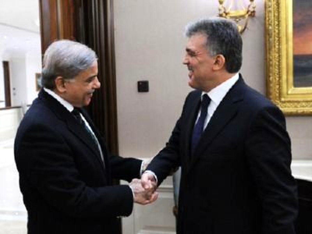 Cumhurbaşkanı Gül Şahbaz Şerif\'i Kabul Etti