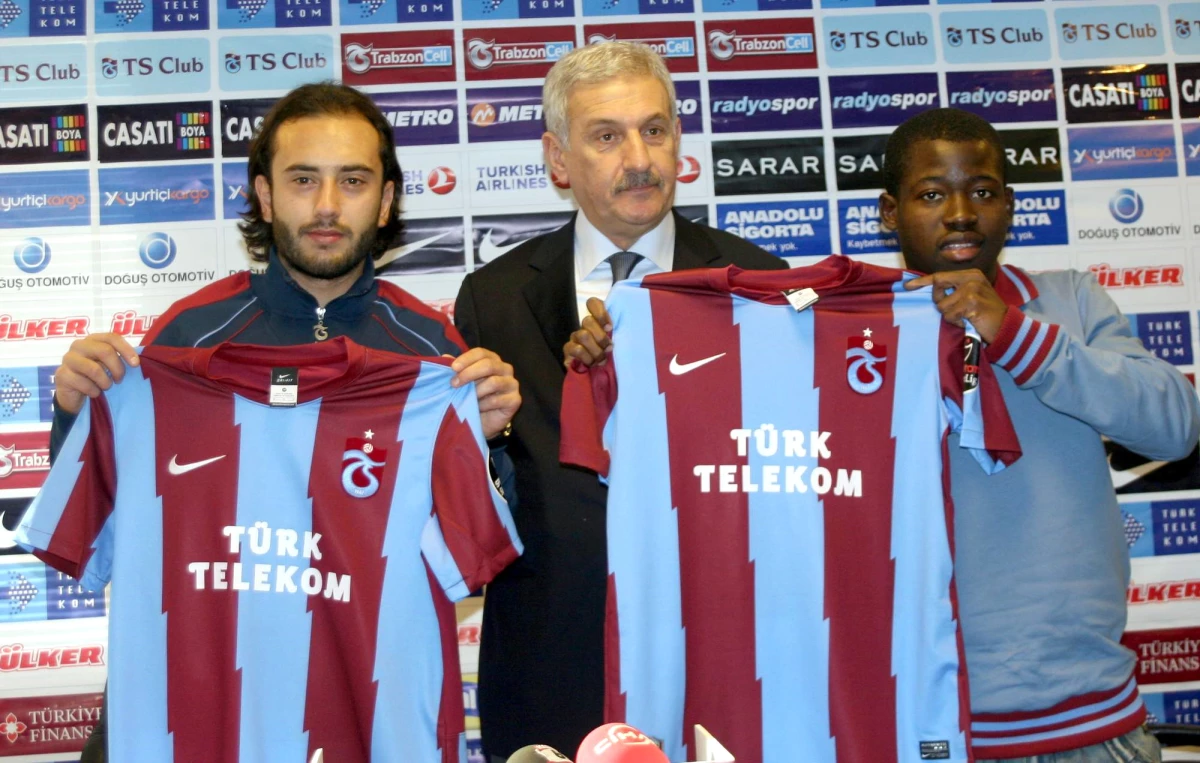 Trabzonspor Olcan ve Jebrin ile Sözleşme İmzaladı