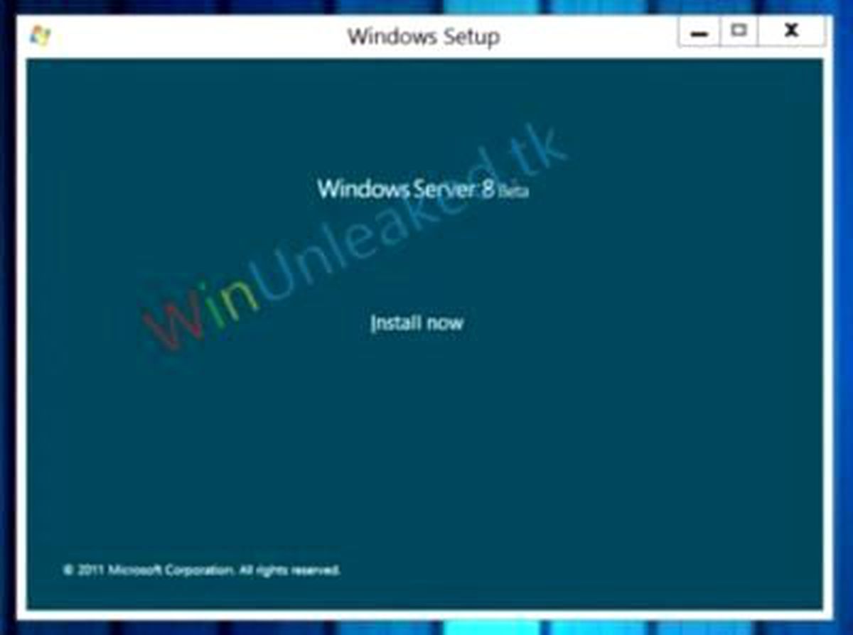 Windows Server 8 Beta\'dan Ekran Görüntüsü!
