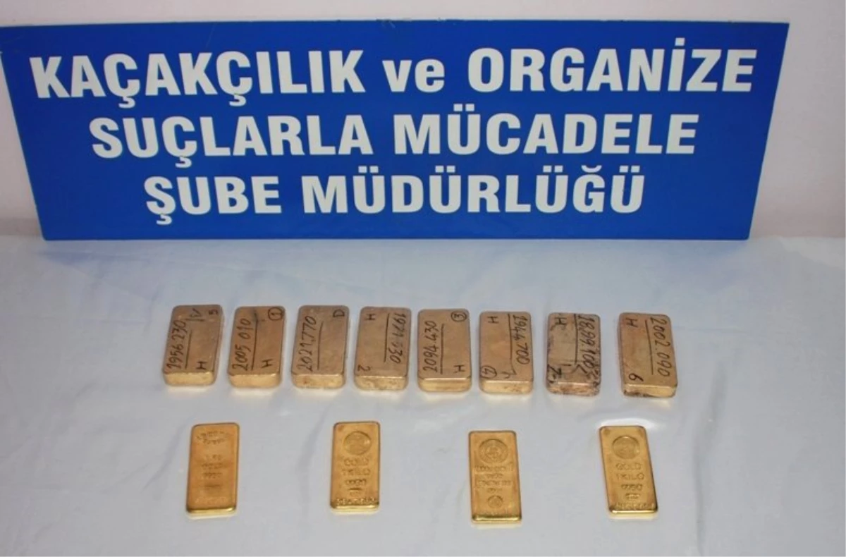 Çorum\'da 19 Kilo 895 Gram Kaçak Altın Ele Geçirildi