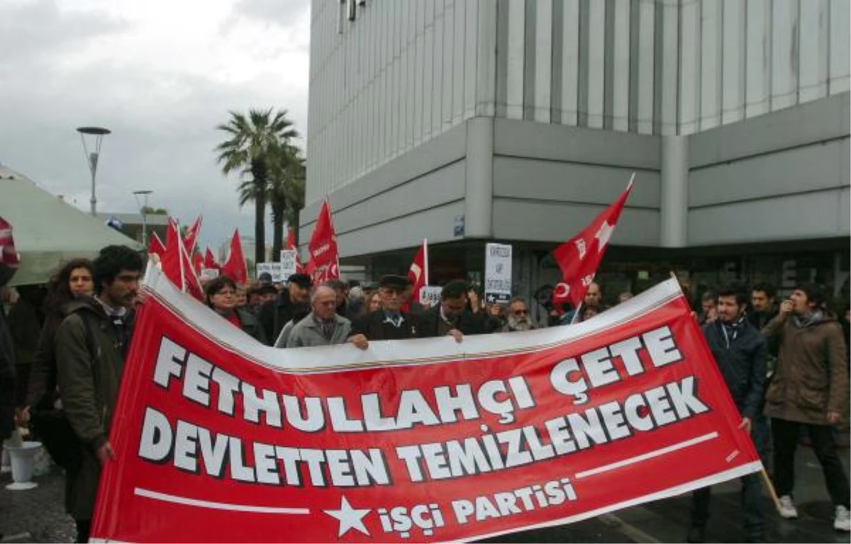 İzmir\'de, İşçi Parti\'lilerden Başbuğ\'un Tutuklanmasına Tepki