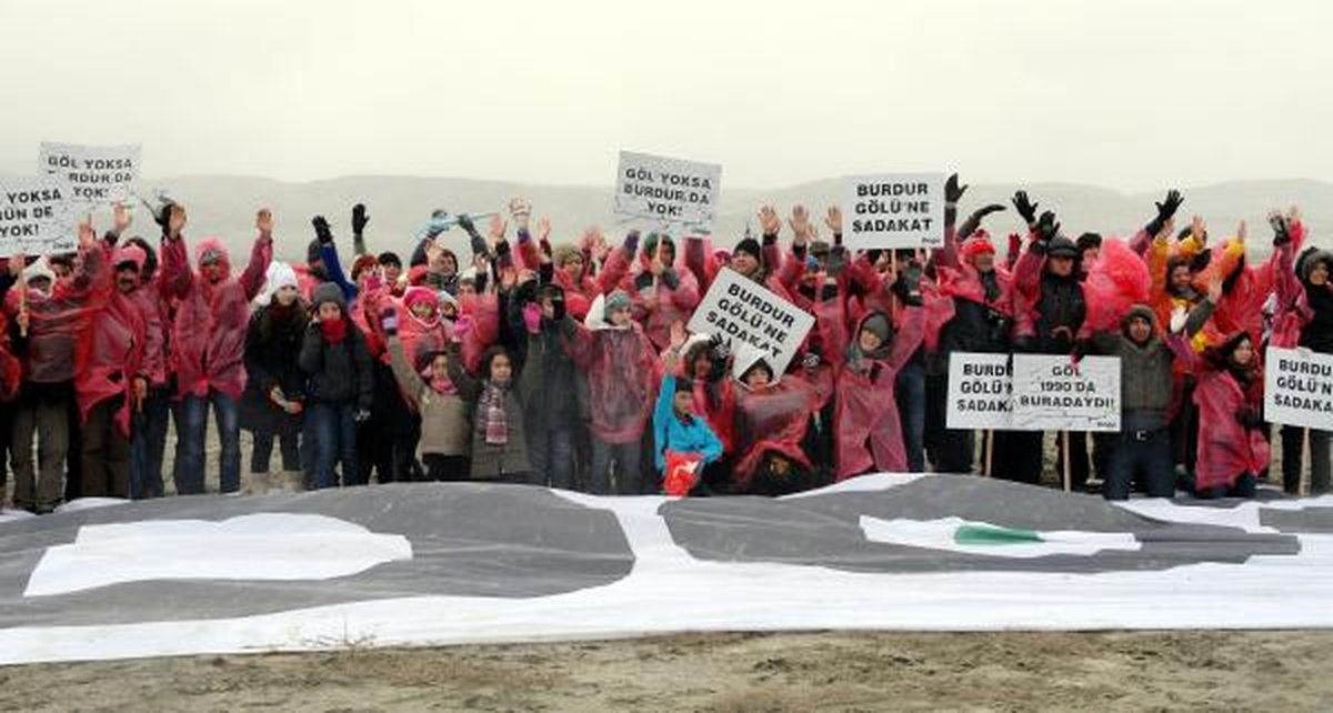 Burdur Gölü'ne 'sadakat Yolculuğu'