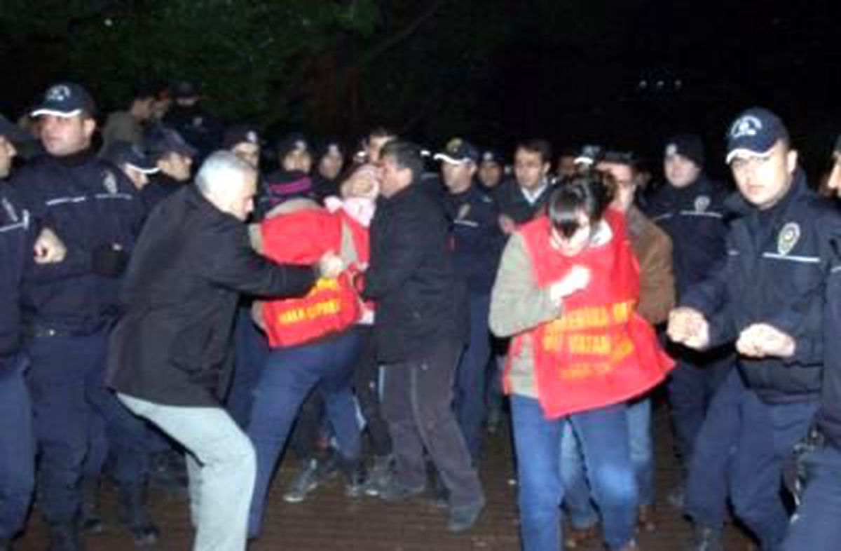 Füze Kalkanını Protesto Eden 6 Kişi Gözaltına Alındı