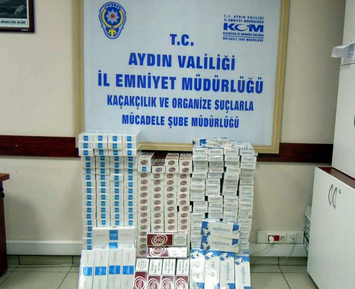Kargo ile Gelen 2680 Paket Kaçak Sigara Polise Takıldı