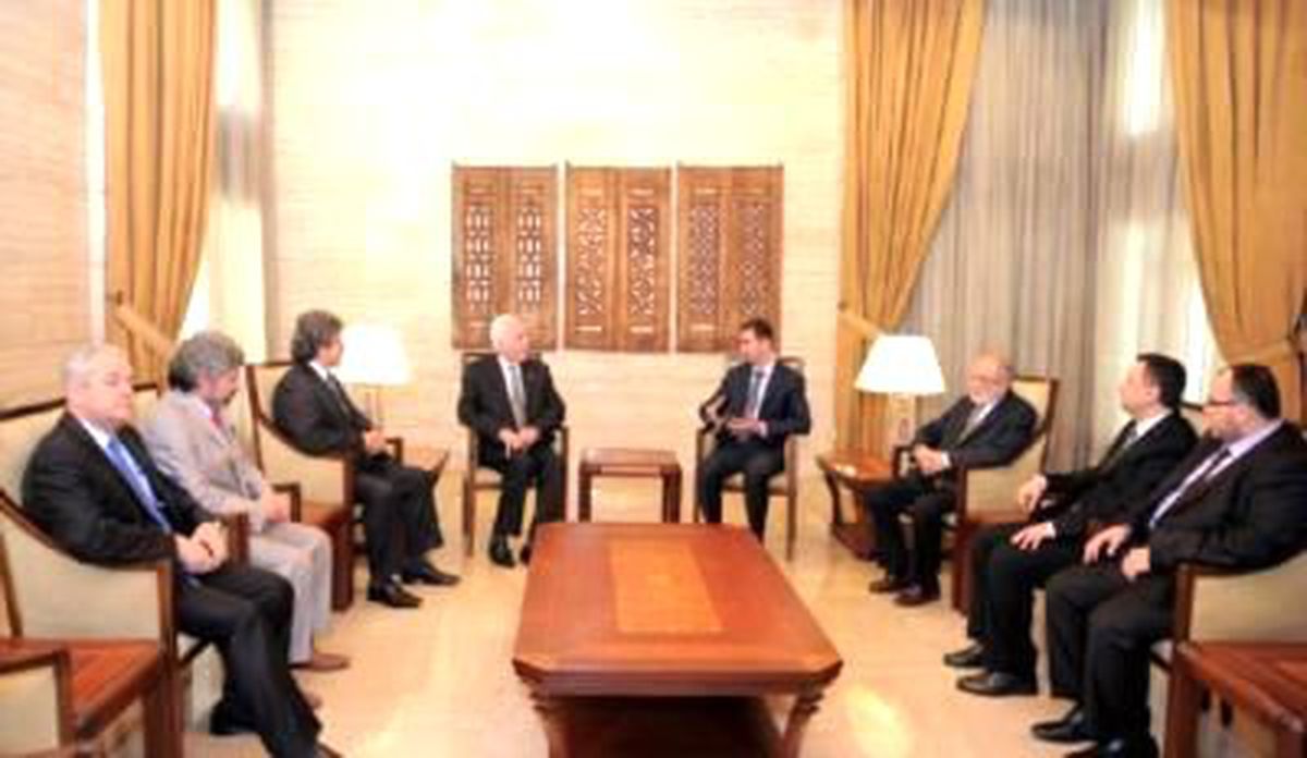 Saadet Partisi Lideri Kamalak, Beşar Esad ile Görüştü