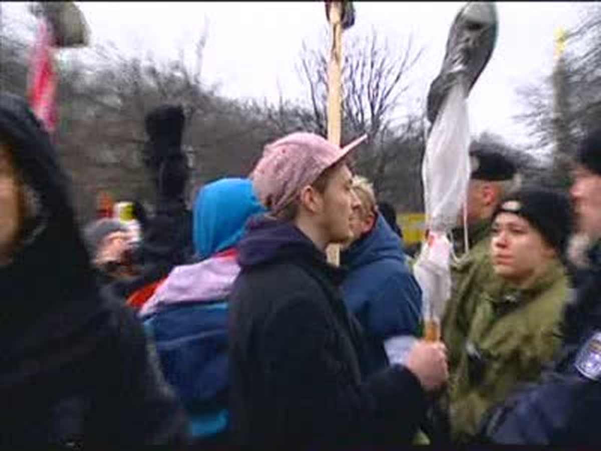 Ayakkabılı Protesto ile Wulff'a İstifa Çağrısı