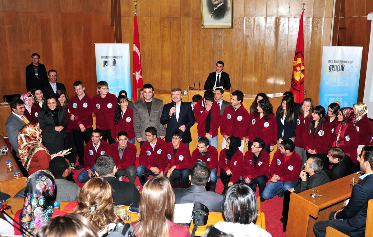Konya Büyükşehir Belediyesi Gençlik Meclisi Toplandı
