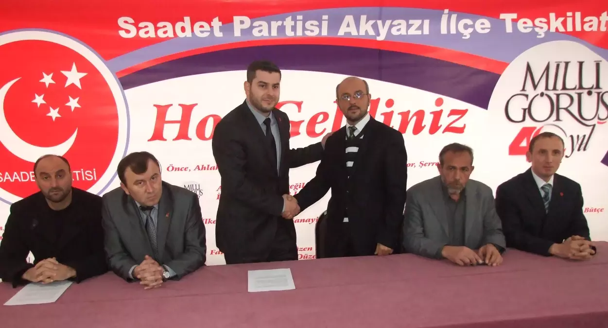 Saadet Partisi Akyazı Teşkilatında Görev Değişikliği