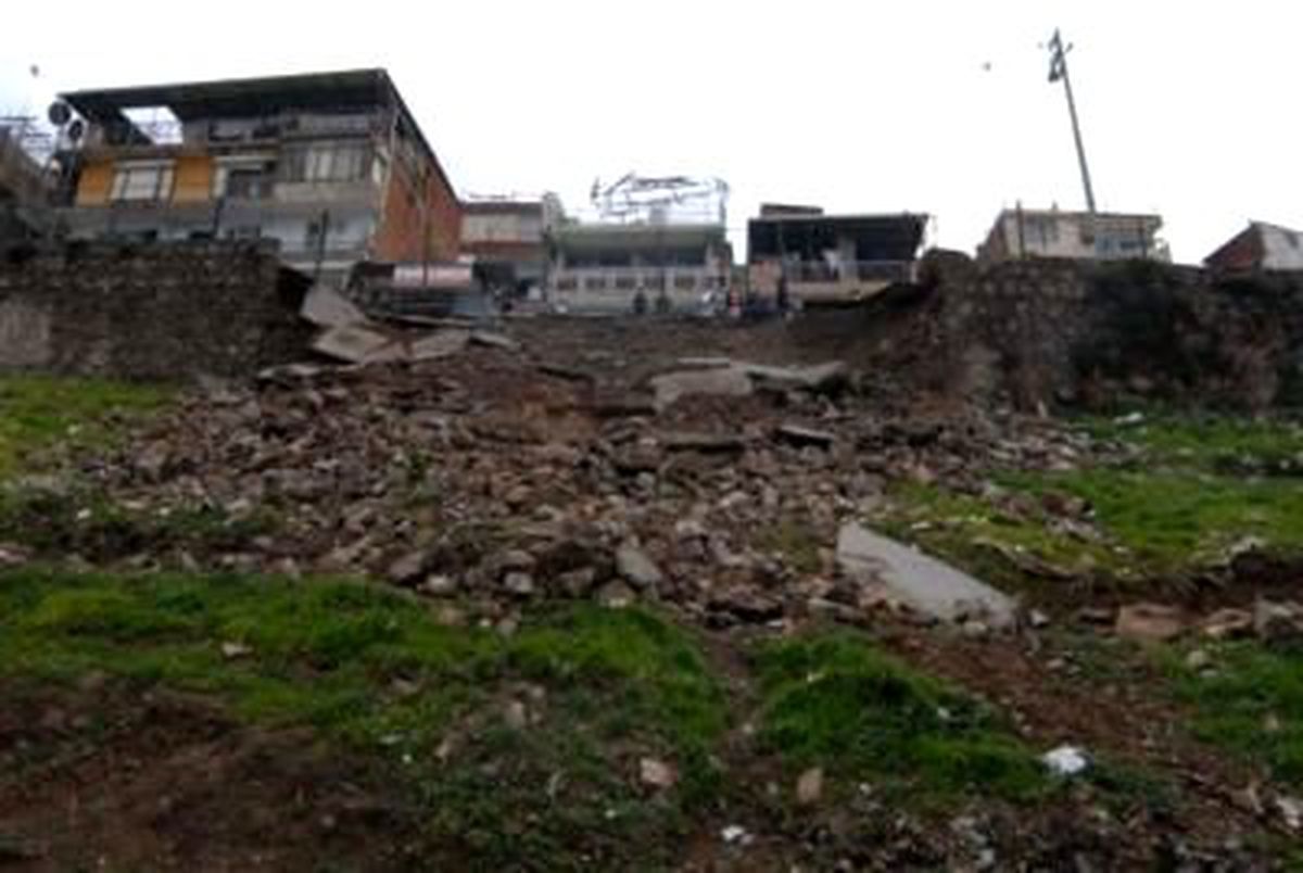 İstimlak Duvarı Çökünce Herkes Tedirgin Oldu