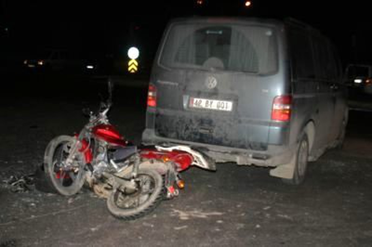 Kaza Yapan Motosiklet Sürücüsü Hastanede Hayatını Kaybetti