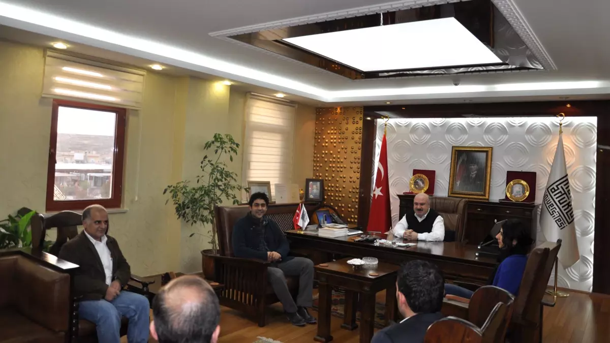 Mardin Mimarlar Odası\'ndan Rektör Omay\'a Ziyaret