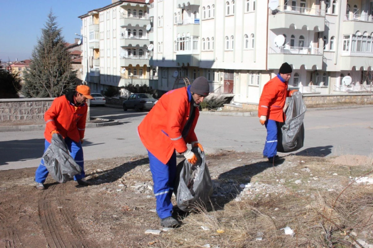 Nevşehir Sokaklarında Kış Temizliği