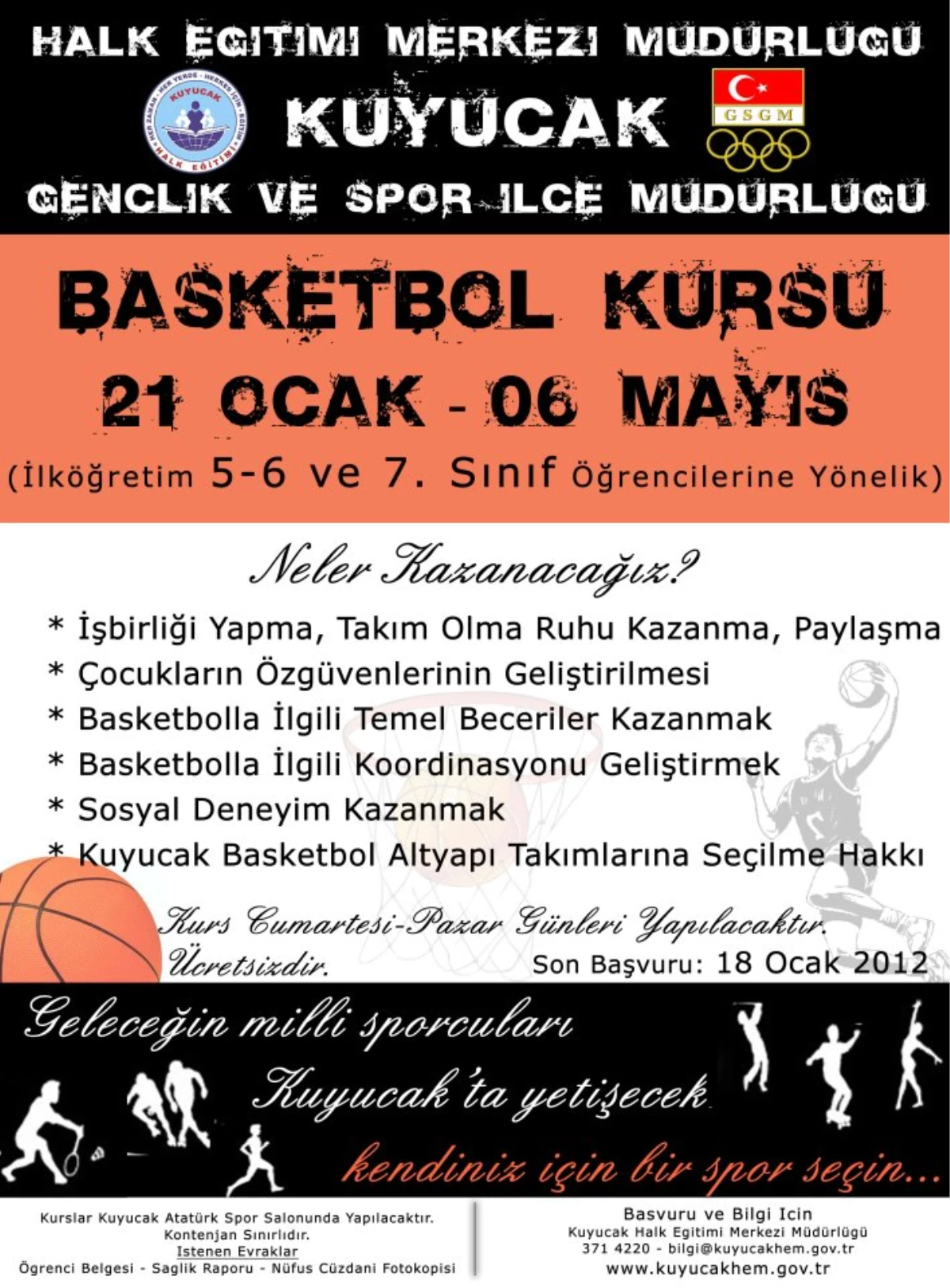 Kuyucak\'ta \'basketbol Kursu\' Açılıyor