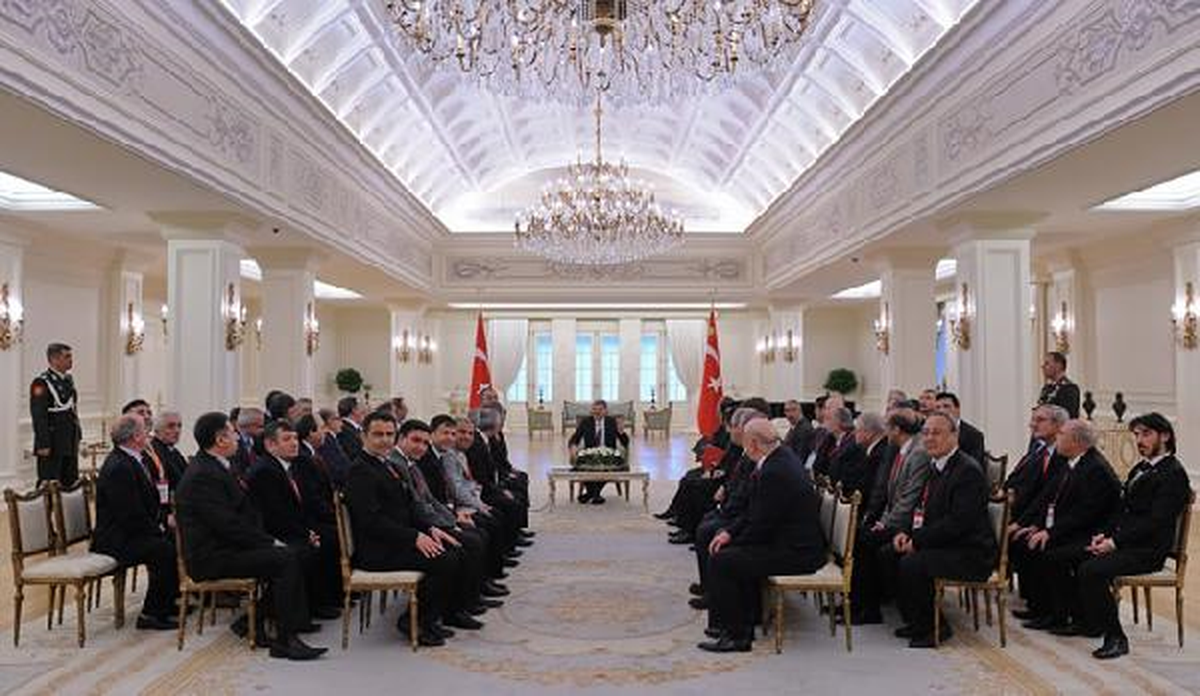 Çankaya Köşkü\'nde "Çalışan Gazeteciler Günü"