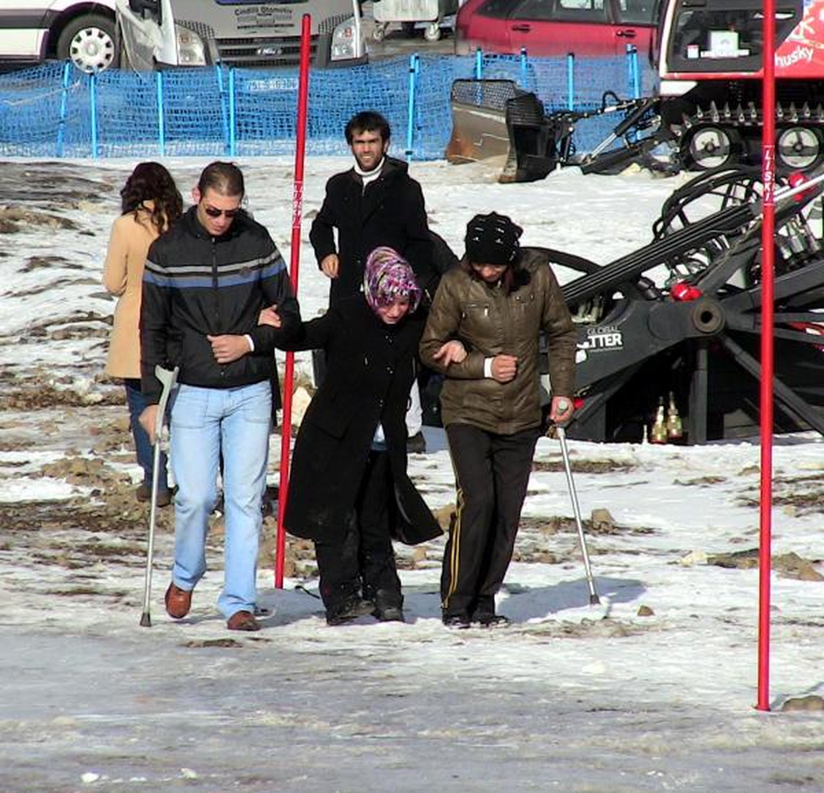 Engellilerin Kızak Keyfi Çileye Dönüştü