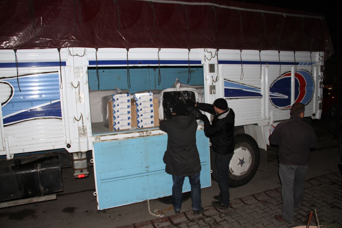 Erzincan\'da 40 Bin Paket Kaçak Sigara Ele Geçirildi