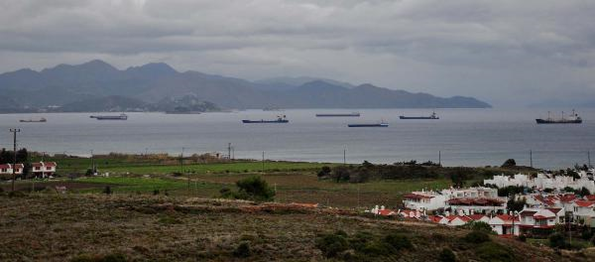 Gemiler Fırtınadan Korunmak İçin Datça'ya Sığındı