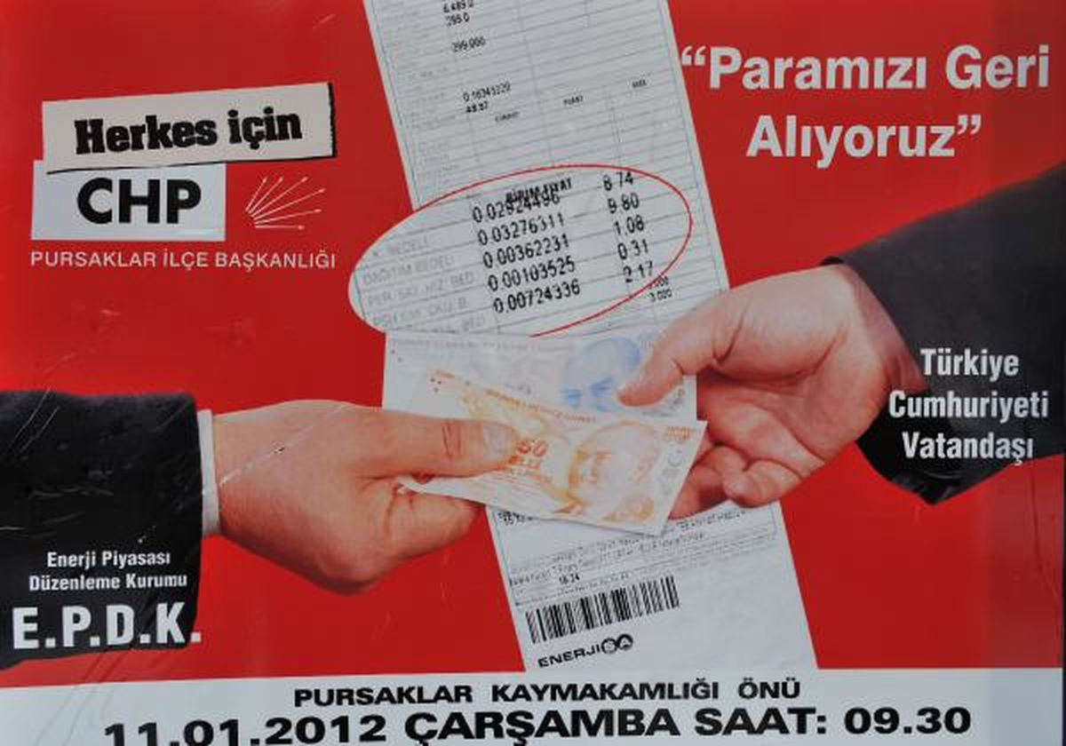 Gürsel Tekin "Kayıp Kaçak Bedelleri"Ne Yönelik Düzenlenen Protestoya Katıldı