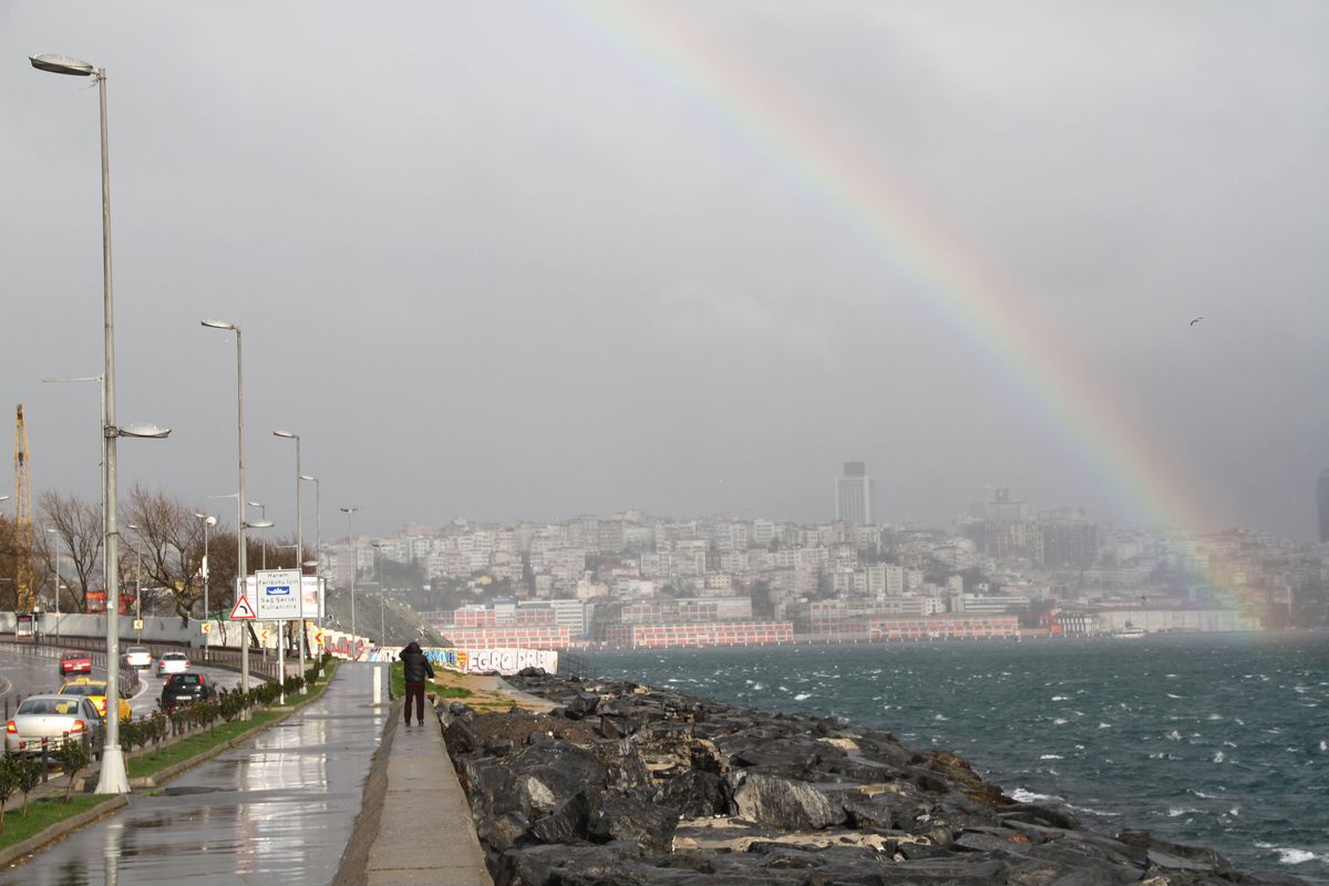 İstanbul\'da Gökkuşağı Keyfi