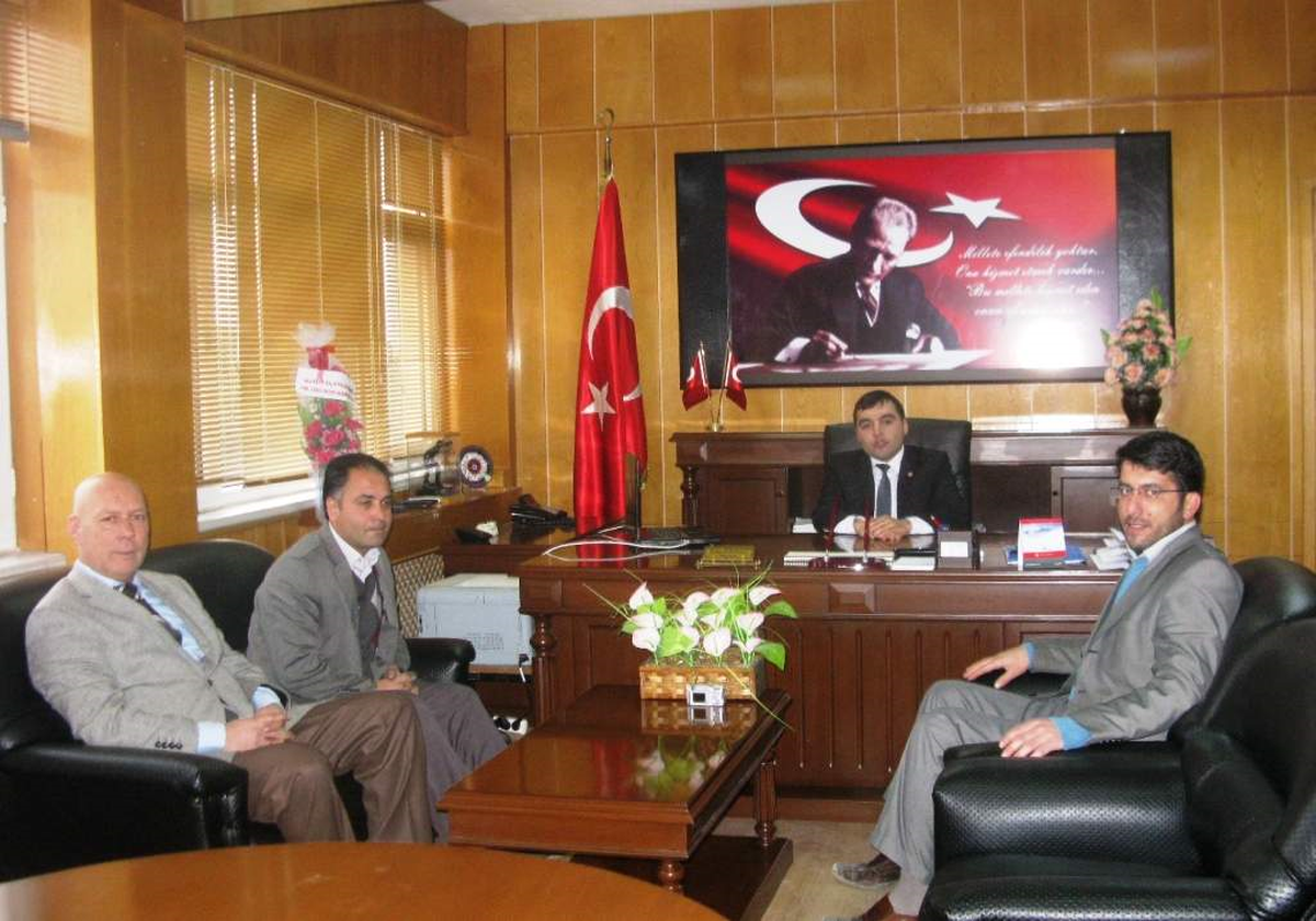 Kaymakam Kaykaç, Gazetecileri Ağırladı