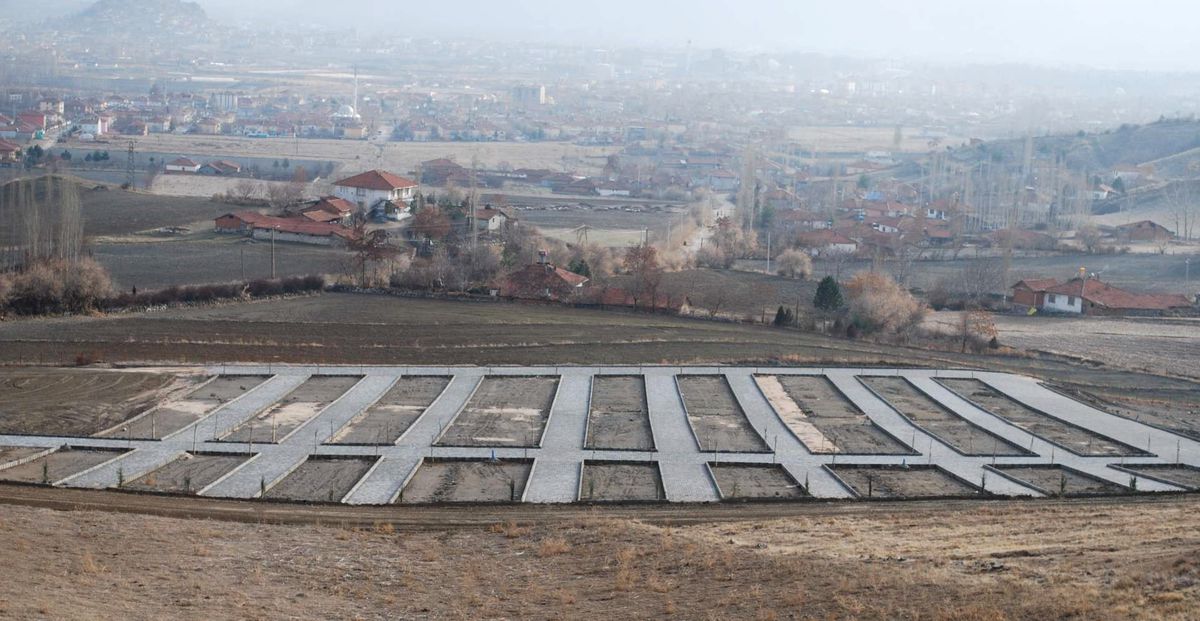 Turhal'da Şehir Mezarlığı Çalışmaları