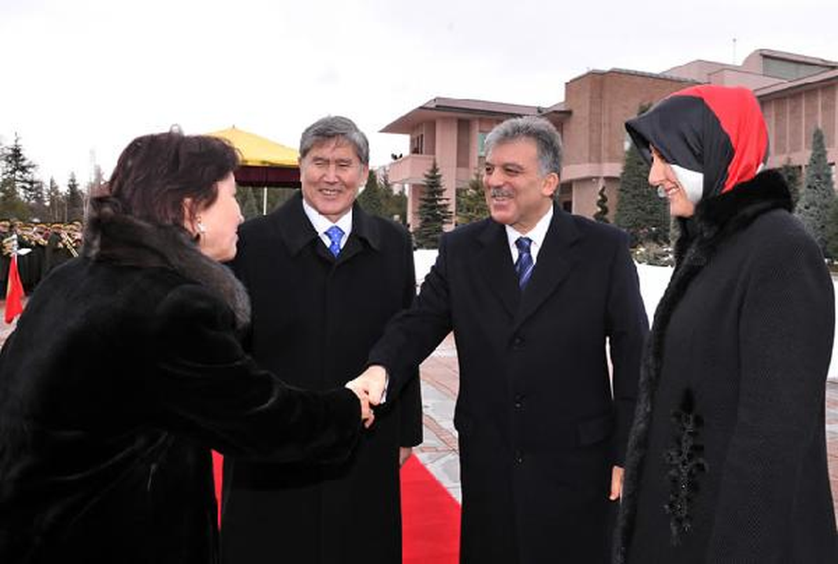 Kırgızistan Cumhurbaşkanı Atambayev, Çankaya Köşkü'nde Resmi Törenle Karşılandı