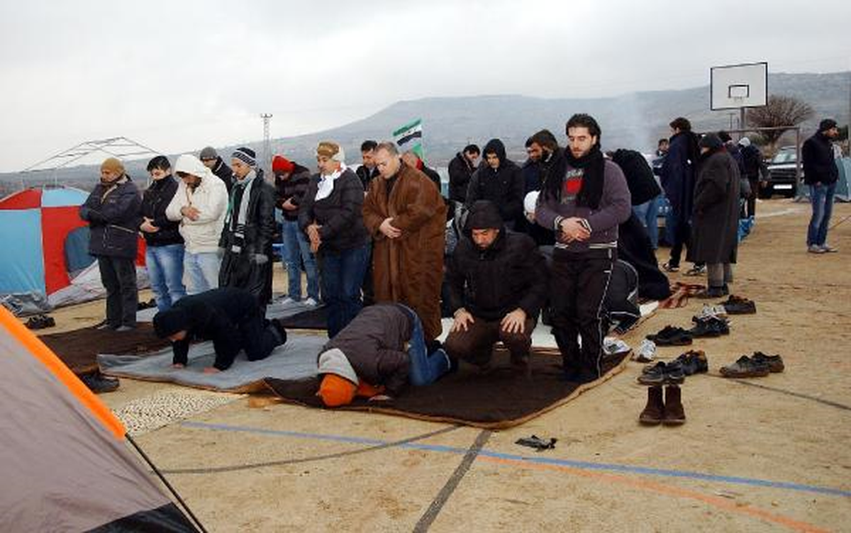 Özgürlük Kafilesi\'ndeki Suriyeliler Açlık Grevinde (2)