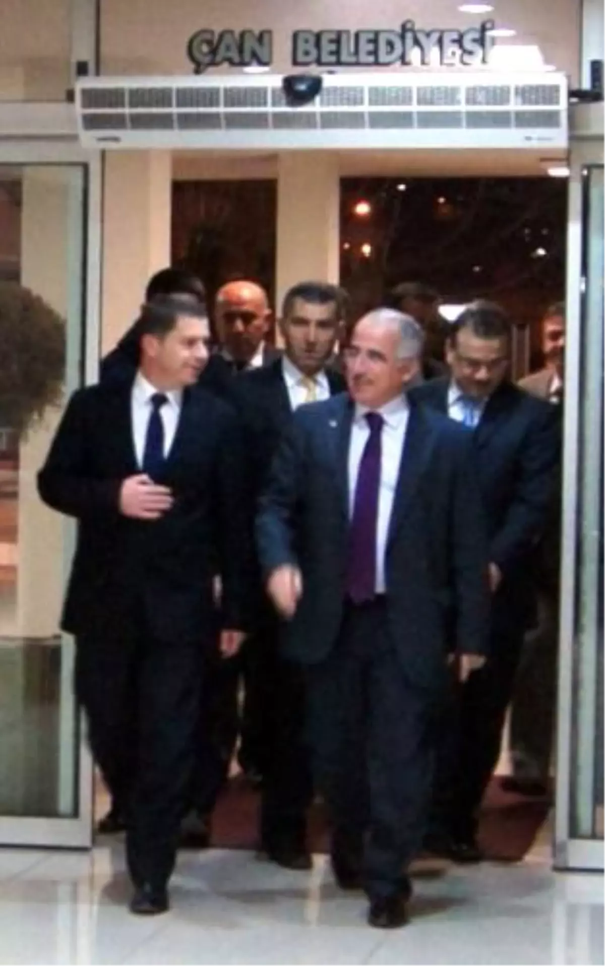 Vali Tuna, Çan Belediye Başkanı Kuzu\'yu Makamında Ziyaret Etti