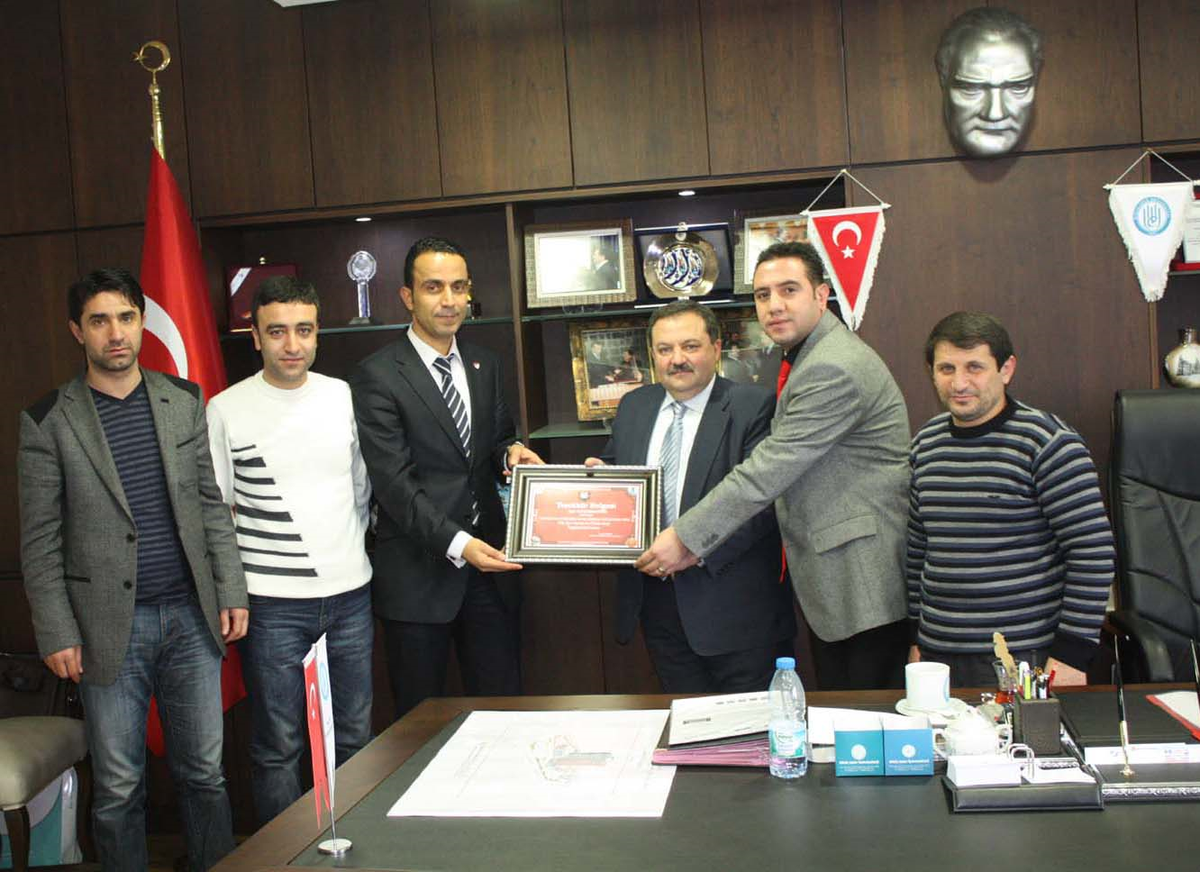 Bitlisli Spor Adamlarından Rektöre Teşekkür
