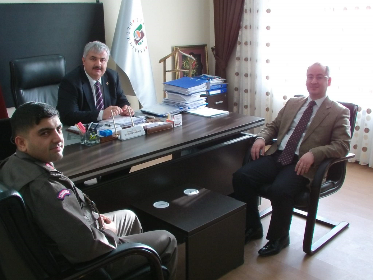 Kaymakam Yaman Başkan Ünalı'ı Ziyaret Etti