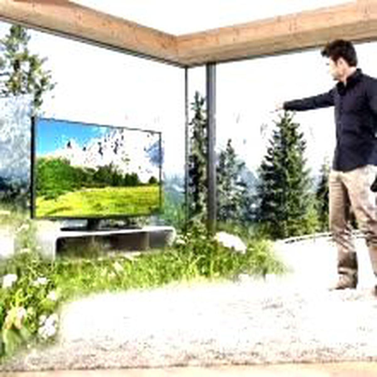 Toshiba'dan Dev Ekranlı Gözlüksüz 3d Tv!