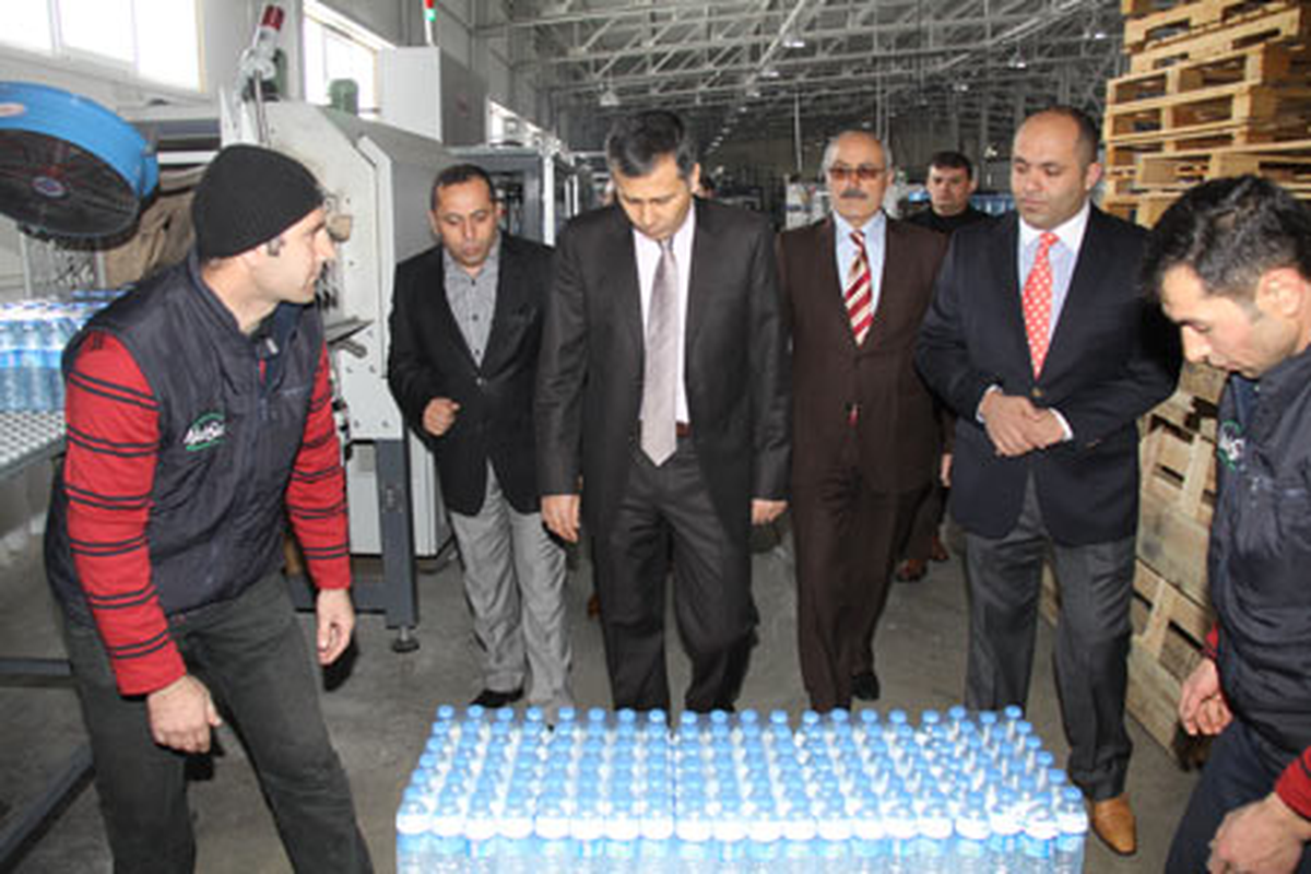 Vali Yerlikaya, Su Fabrikasını Ziyaret Etti