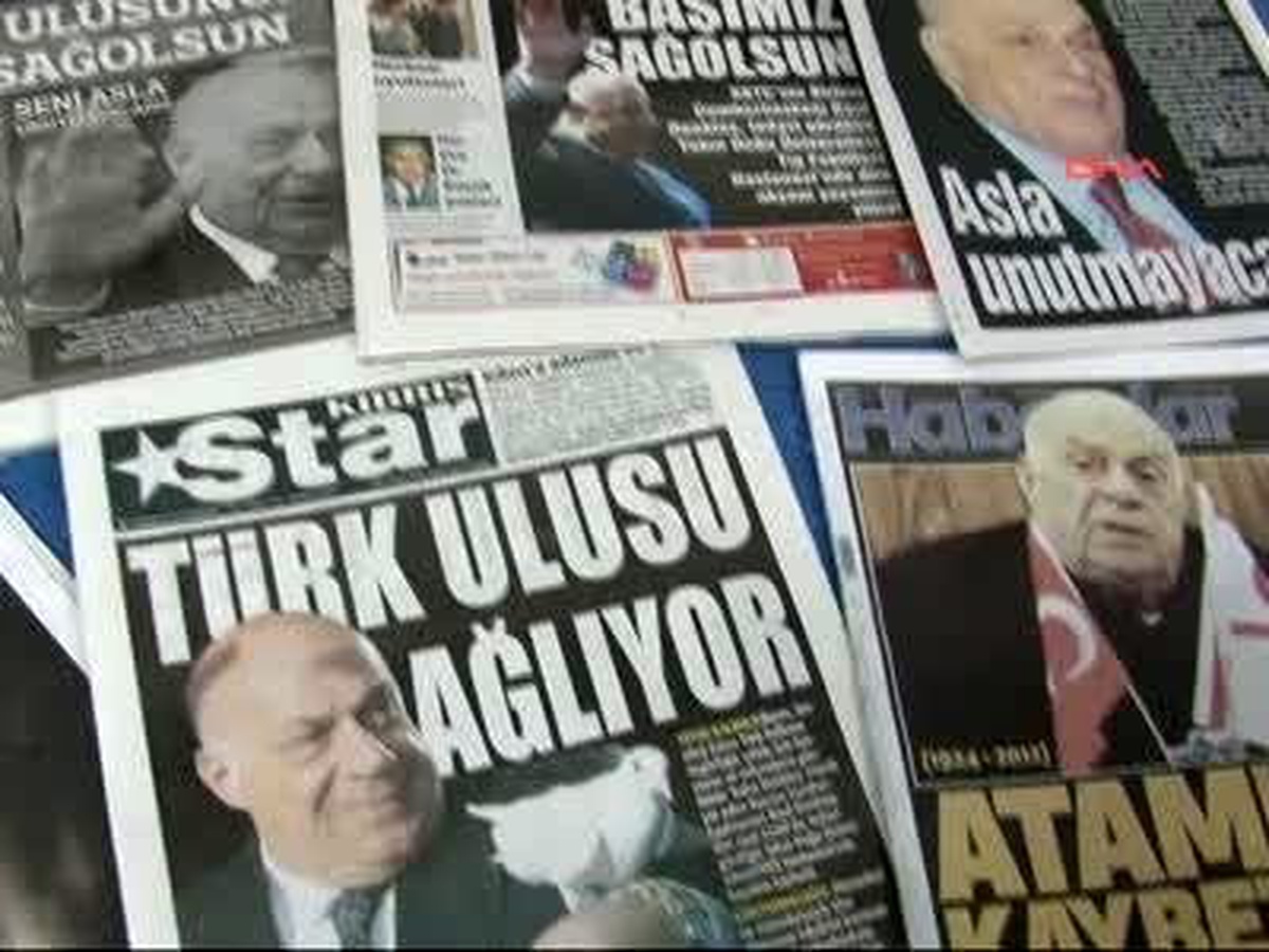 Kktc Basını Siyaha Büründü, Haberi Manşet Altından Verenler de Var