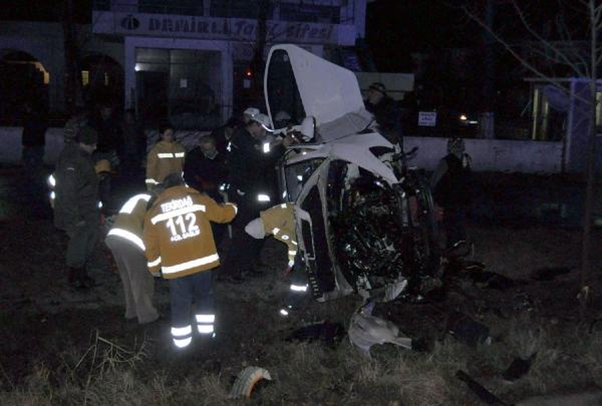 Tekirdağ\'da Trafik Kazası: 1 Yaralı