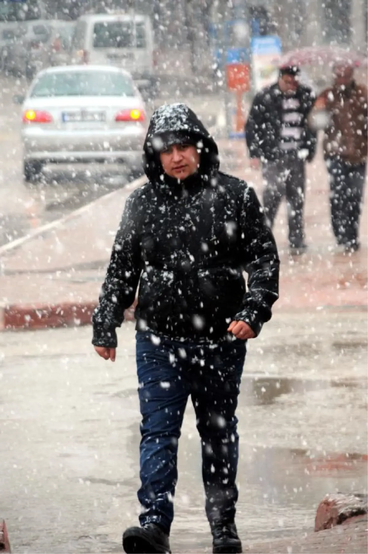 Tokat\'ta Etkili Kar Yağışı