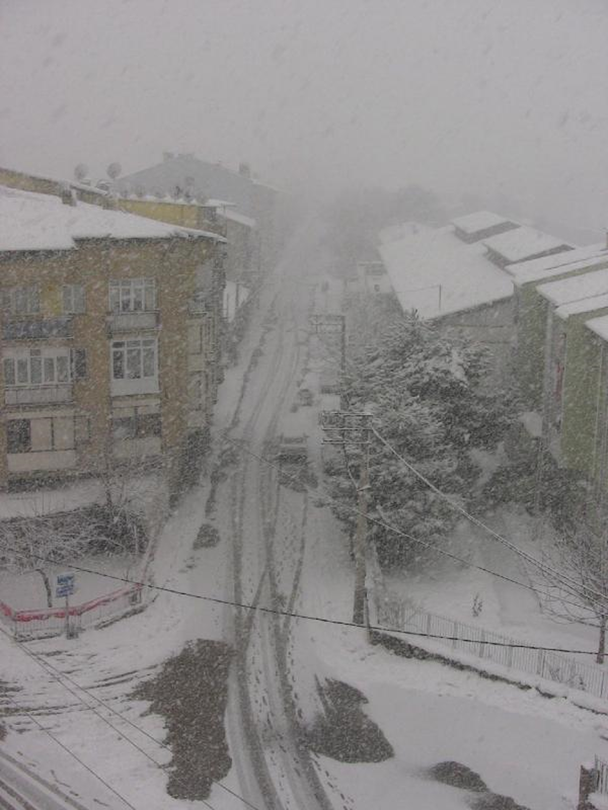 Uşak\'ta Yoğun Kar Yağışı