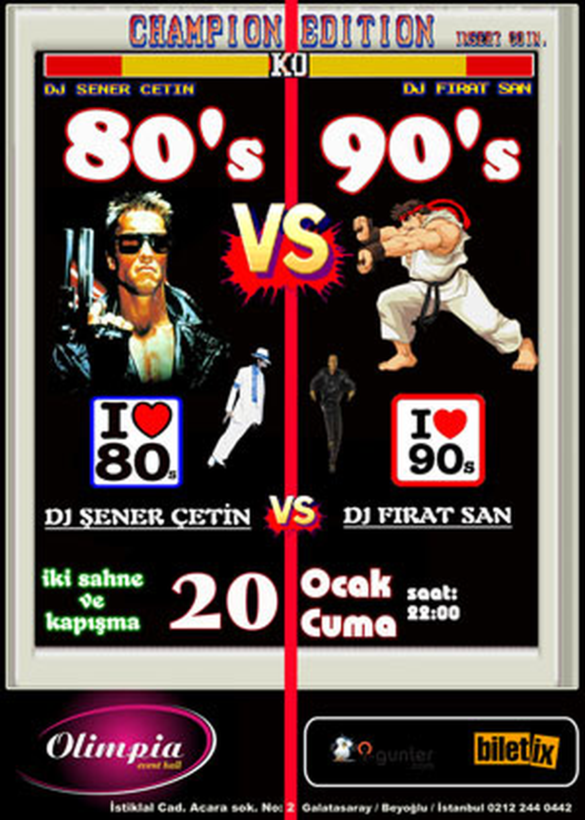 80\'s vs 90\'s Karşılaşması