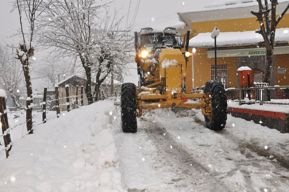 Giresun\'da Kar Yağışı Çileye Dönüşmedi