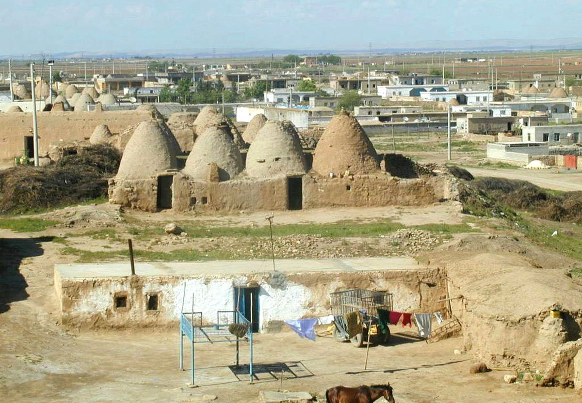Harran\'ın Konikli Evleri Kışın Sıcak Oluyor
