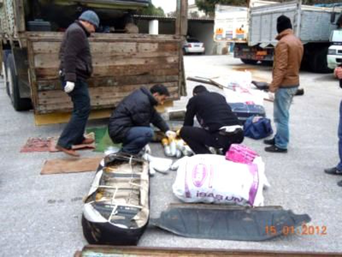 Otomobilin Lpg Tankında Esrar Sevkiyatı