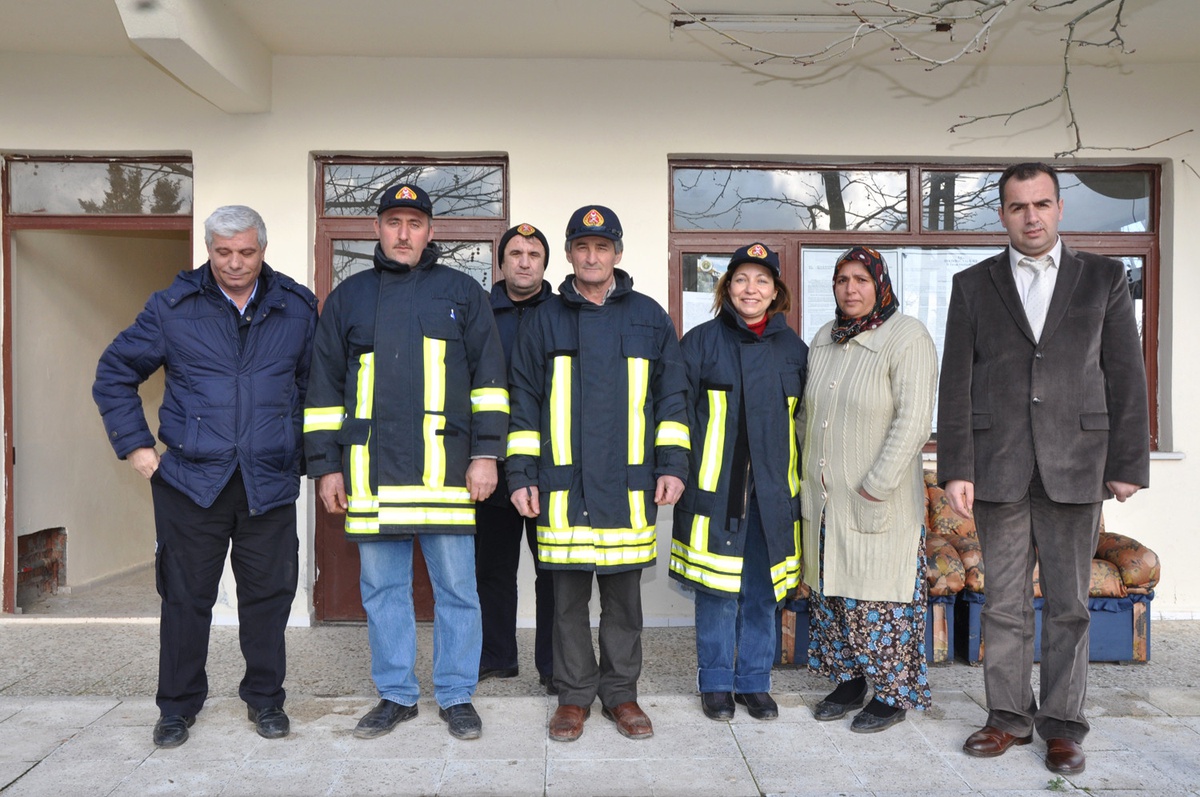 Tekirdağ Belediyesi İtfaiyesi Gündüzlü Köyü\'nde
