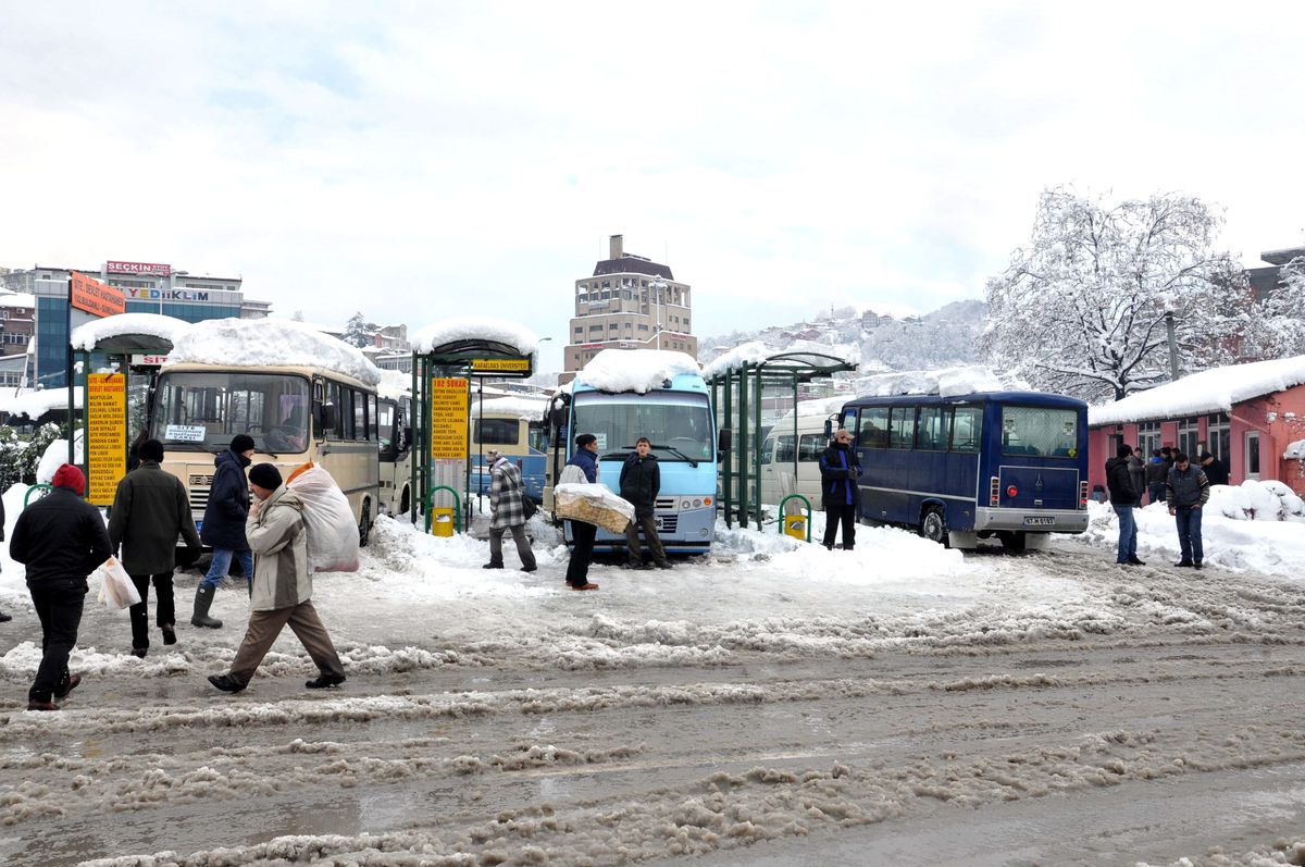 Dolmuş Esnafının Yol Çilesi