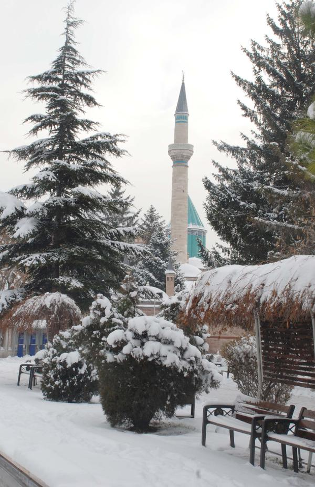 Konya\'nın Ahırlı İlçesi\'nde Okullar Tatil