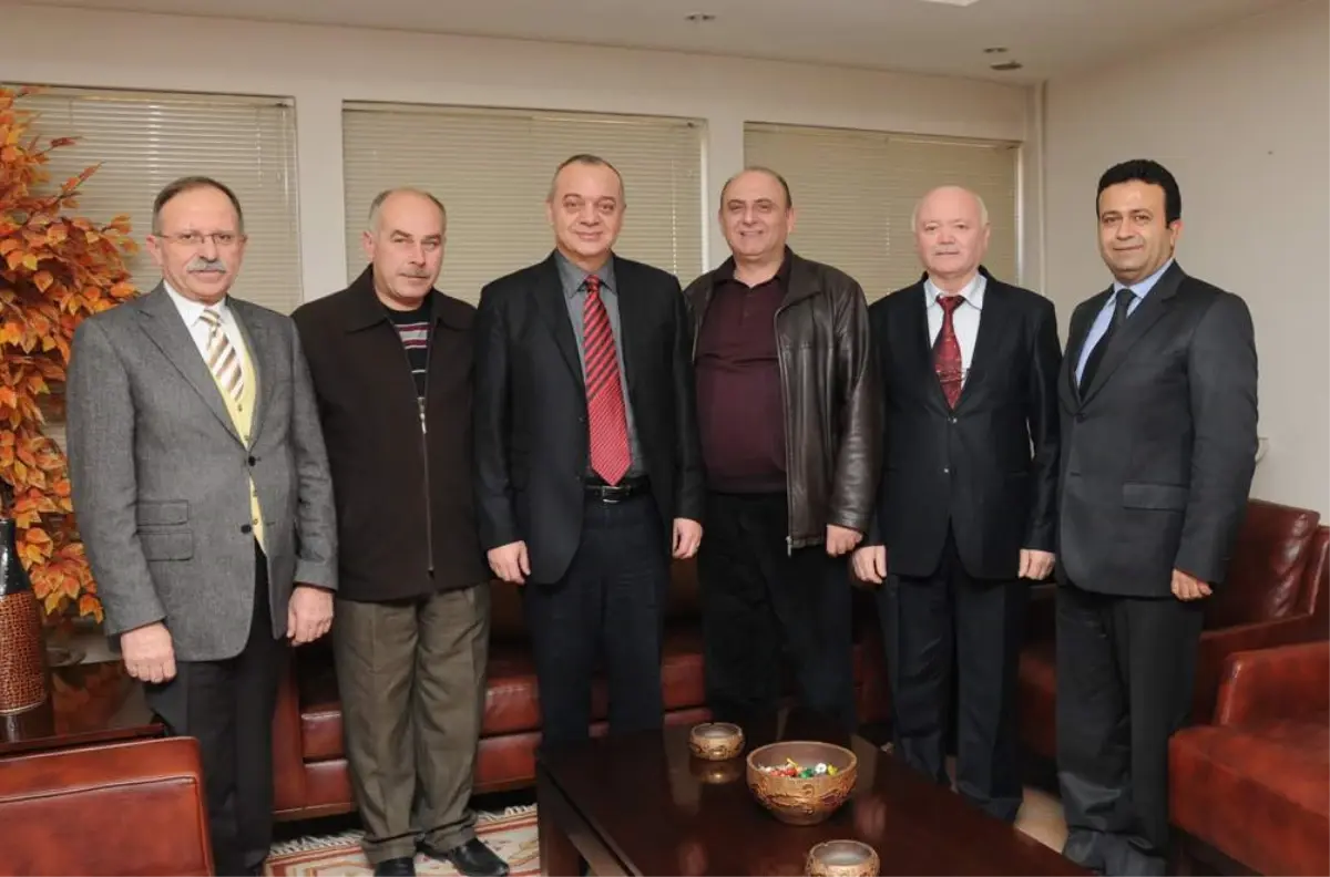 Küçük Sanayi Sitesi Kooperatifi\'nden Ergün\'e Ziyaret