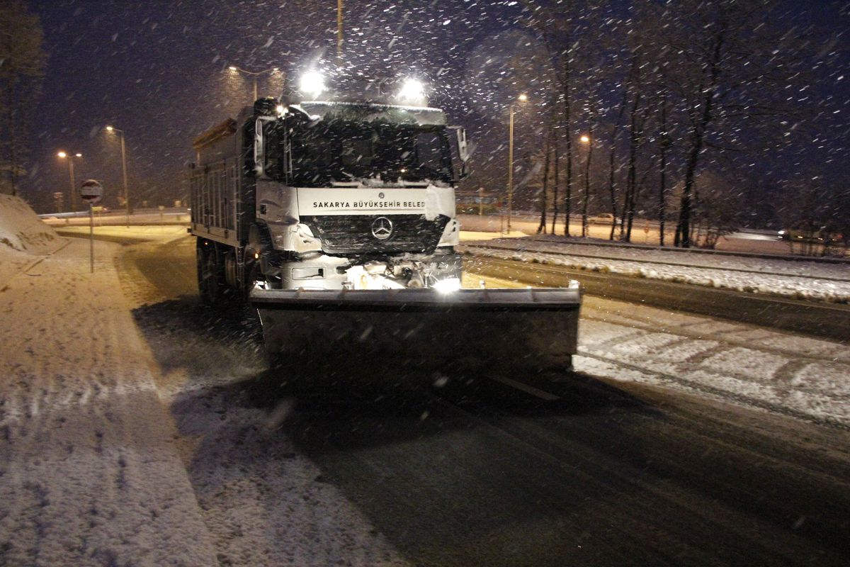 Sakarya'da Karla Mücadele