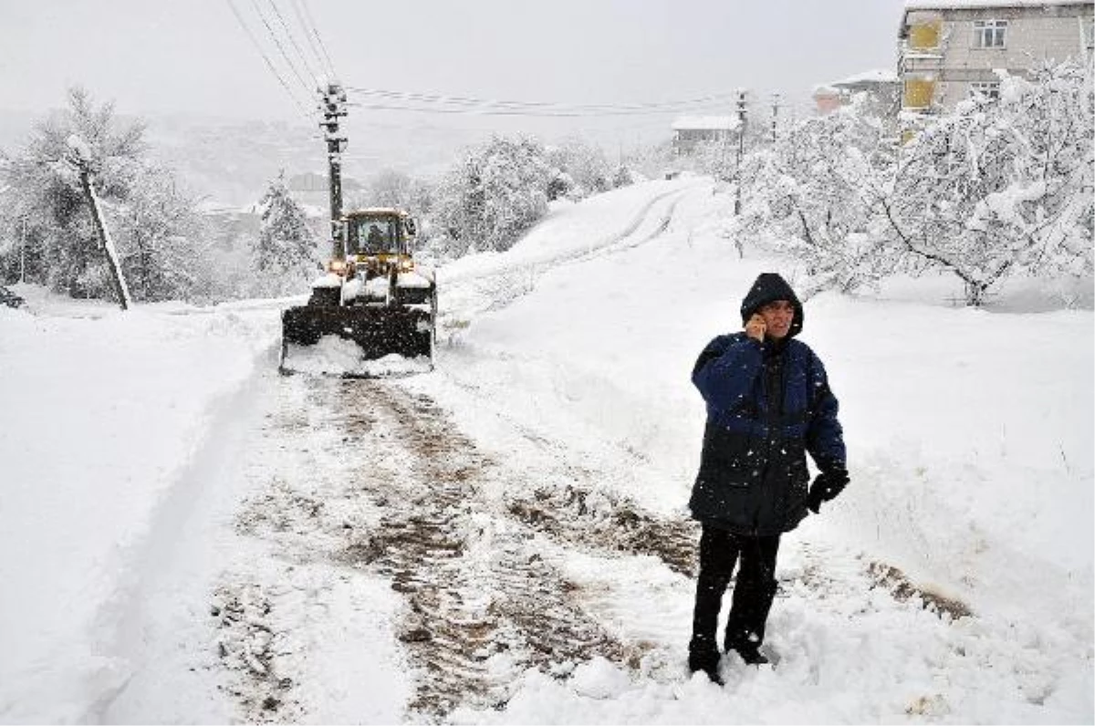 Zonguldak\'ta 332 Köy Yolu Kardan Kapandı (3)