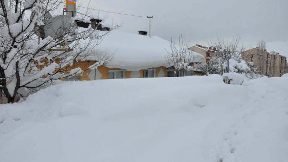 Bitlis\'te Evler Kara Gömüldü