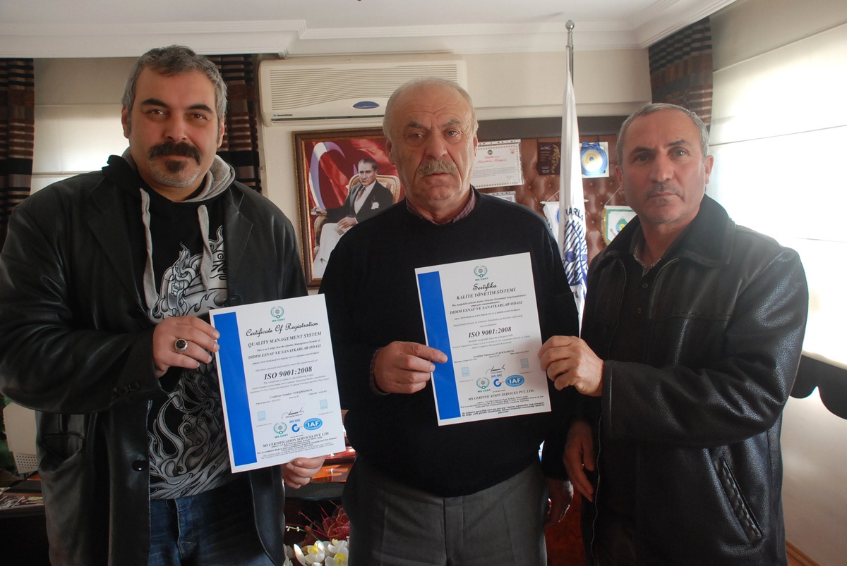 Didim Esnaf Odası\'nın Kalitesi Tescillendi.